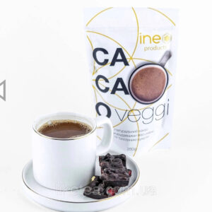 Какао Веган Натуральний VEGA CACAO 250 Грамм Ineo Инео