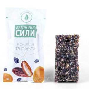 Батончик Фрукти Та Конопля 40 Грамів Корисний Перекус