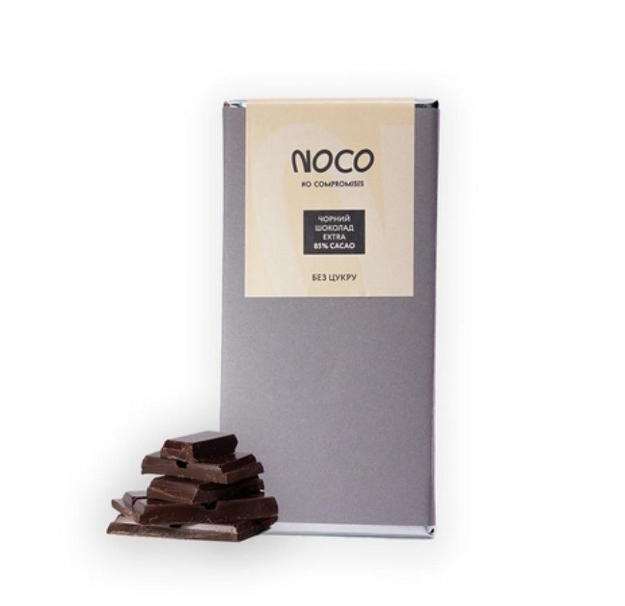 Натуральний Чорний Шоколад Extra 85% NOCO (Almazov) Без Цукру